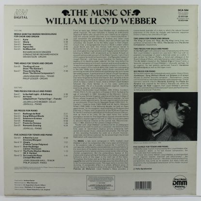 ASV Digital DCA 584 - The Music Of William Lloyd Webber - Image 2