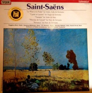 Turnabout  - Saint-Saëns: La Muse Et Le Poète