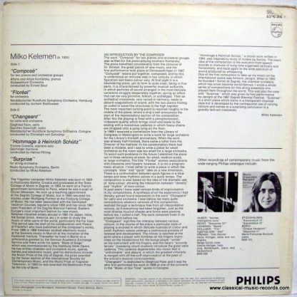 Philips 6500 314 - Composé / Floréal / Changeant / Hommage À Hei - Image 2