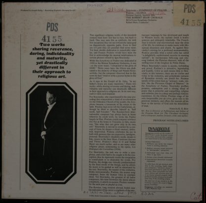 RCA LSC 2822 - Stravinsky: Symphony of Psalms - Image 4