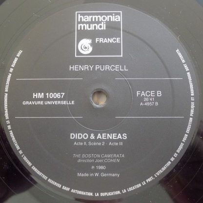 harmonia mundi France HM 10.067 - Dido & Aeneas - Image 4