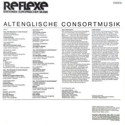 EMI Electrola 1 C 063-30105 - Altenglische Consortmusik - Image 3