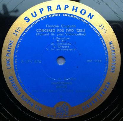Supraphon LPV 474 - Concerto For Violoncello And Orchestra / Con - Image 3