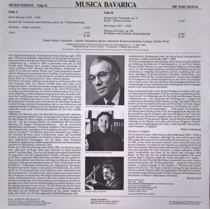 Musica Bavarica MB-70602 Digital - Violoncello-Konzert Op. 7 / H - Image 2