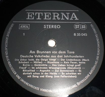 Eterna 8 35 045 - Am Brunnen Vor Dem Tore - Deutsche Volkslieder - Image 3