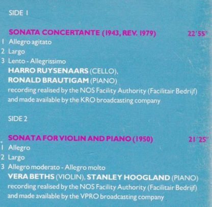 Composers' Voice CV 8403 - Rudolf Escher - Image 2