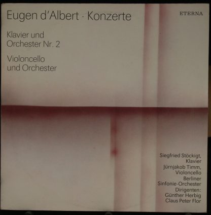 Eterna 8 27 986 - Konzerte - Klavier und Orchester Nr. 2 / Violo