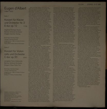 Eterna 8 27 986 - Konzerte - Klavier und Orchester Nr. 2 / Violo - Image 2