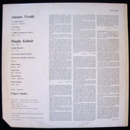 Hungaroton SLPX 11632 - Vivaldi: Laudate peuri - Image 2