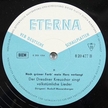 Eterna 8 20 477 - Nach Grüner Farb' Mein Herz Verlangt. Der Dres - Image 4