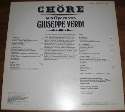 Eterna 827874 - Chöre aus Opern von  Giuseppe Verdi - Image 2