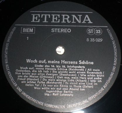 Eterna 8 35 029 - Wach Auf, Meins Herzens Schöne - Deutsche Volk - Image 3