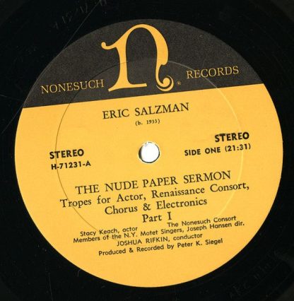 Nonesuch Records H-71231 - The Nude Paper Sermon - Image 5