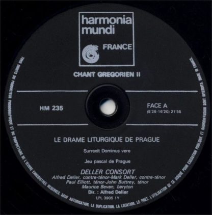 Harmonia Mundi B 235 - Chant Gregorien II - Image 3