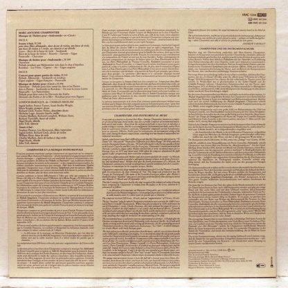 Harmonia Mundi HMC 1244 - Musique De Théatre Pour "Circé" Et "An - Image 2