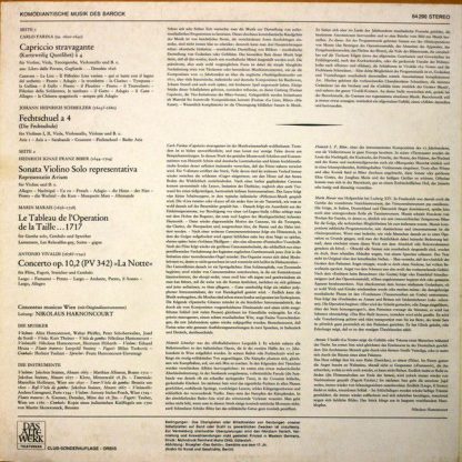 Telefunken 64 290 - Komödiantische Musik Des Barock - Image 2