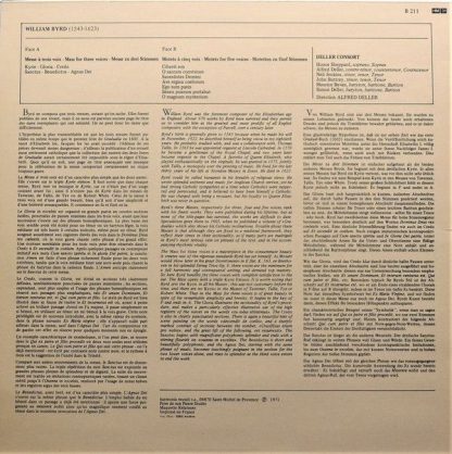 harmonia mundi France B 211 - Mass For Three Voices - Image 2