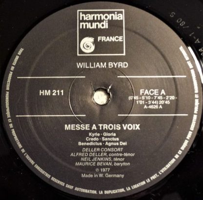 harmonia mundi France B 211 - Mass For Three Voices - Image 3