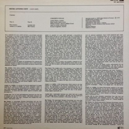 Harmonia Mundi HM B 1018 - Cantate - Image 2