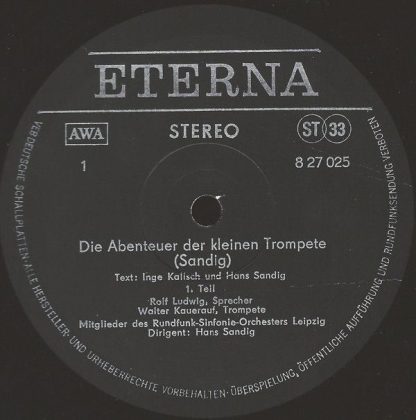 Eterna 8 27 025 - Die Abenteuer Der Kleinen Trompete / Vom König - Image 3