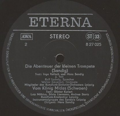 Eterna 8 27 025 - Die Abenteuer Der Kleinen Trompete / Vom König - Image 4