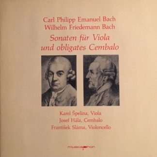 Bärenreiter-Musicaphon BM 30 SL 4117 - Sonaten Für Viola Und Obl