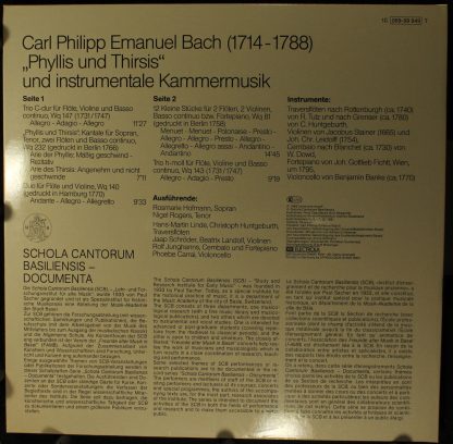 Deutsche Harmonia Mundi 1C 069-99 949 T B - Phyllis und Thirsis, - Image 2