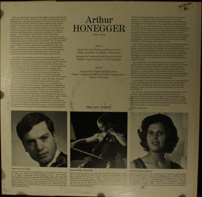 RBM Records RBM 3001 - Sonate Nr. 2 Für Violine Und Klavier / So - Image 2