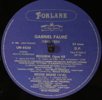 Forlane UM 6536 - Requiem Opus 48 / Messe Basse - Image 6