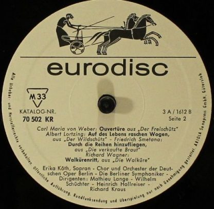 Eurodisc 70 502 KR - Die Deutsche Oper Berlin In Tokyo - Image 4