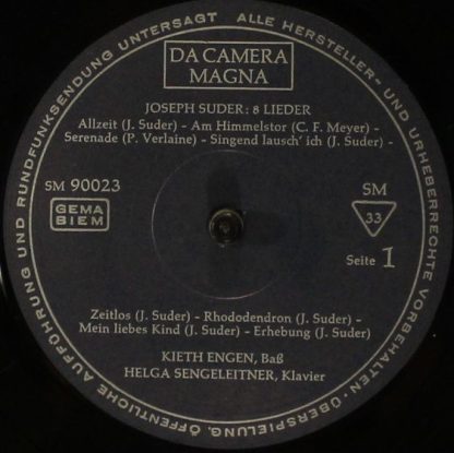 Da Camera Magna SM 90023 - 11 Lieder Und Gesänge/ 4 Klavierstück - Image 4