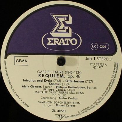 Erato ZL 30551 - Requiem - Image 3