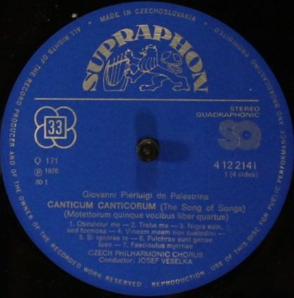 Supraphon 1412 2141-2 - The Song Of Songs - Image 5