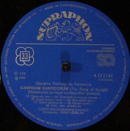 Supraphon 1412 2141-2 - The Song Of Songs - Image 7