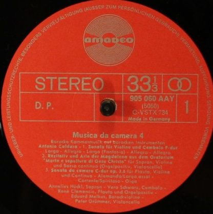 Amadeo AVRS 5060 St - Barocke Kammermusik Auf Barocken Instrumen - Image 2