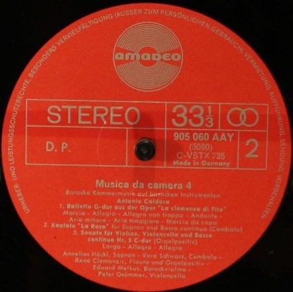 Amadeo AVRS 5060 St - Barocke Kammermusik Auf Barocken Instrumen - Image 3