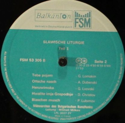 Balcanton FSM 53 305 - Slawische Liturgie (Teil 1) - Image 4