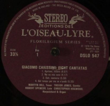 L'Oiseau-Lyre DSLO 547 - Eight Cantatas - Image 3