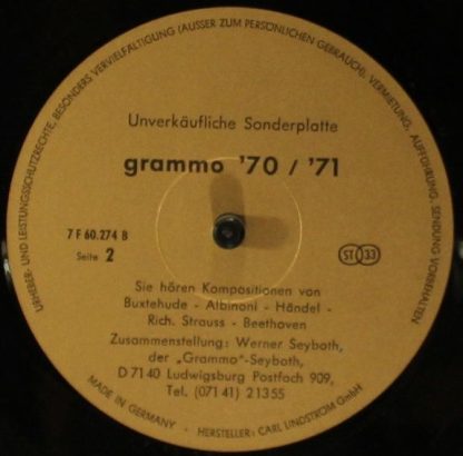 Not On Label . - Grammo '70/ '71 - Image 4