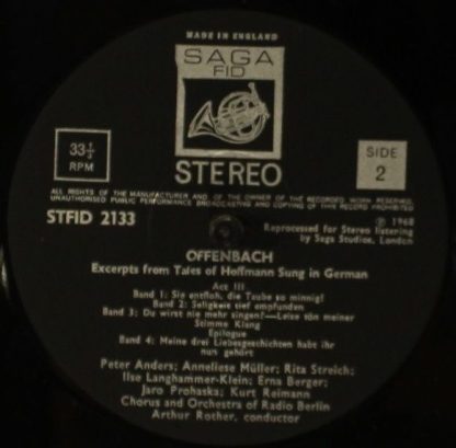 Saga Fid STFID 2133 - Offenbach's ''Tales Of Hoffmann'' - Image 3