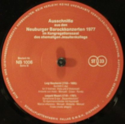 Not On Label NB 1006 - Ausschnitte Aus Den Neuburger Barockkonze - Image 4