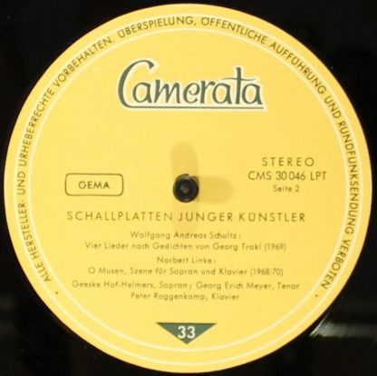 Camerata (2) CMS 30046 LPT - Schallplatten Junger Künstler - Image 4