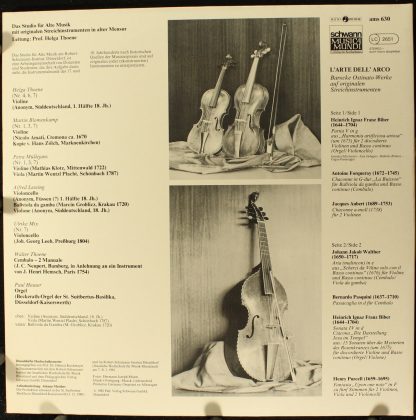 Schwann Musica Mundi ams 630 - L'Art Dell'Arco / Barocke Ostinat - Image 2