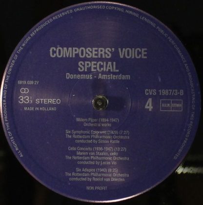 Composers' Voice CVS 1987/1 - Historic Recordings - Image 7