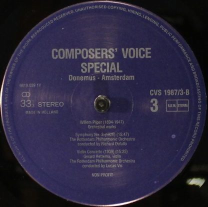 Composers' Voice CVS 1987/1 - Historic Recordings - Image 9