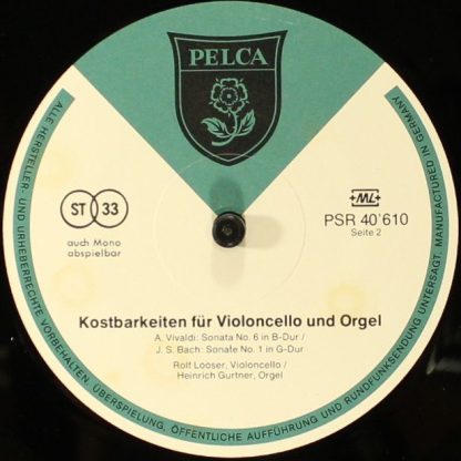 Pelca PSR 40610 - Kostbarkeiten Für Violoncello Und Orgel - Image 5