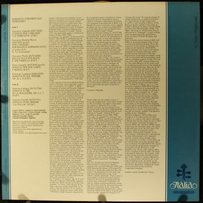 Italia ITL 70083 - Barocco Strumentale Veneziano - Image 2
