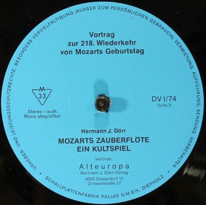 Not On Label DV I/74 - Mozarts Zauberflöte - Ein Kultspiel - Image 7