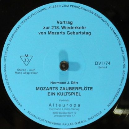 Not On Label DV I/74 - Mozarts Zauberflöte - Ein Kultspiel - Image 8
