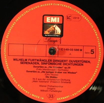 His Master's Voice 1C 149- 03584 - Ouverturen Serenaden Sinfonis - Image 6